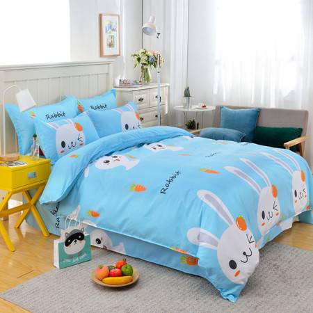 梵田寢具家紡 蘆薈棉床品四件套 床單被套枕套 1.5 1.8 2米標(biāo)準(zhǔn)小清新床上用品圖片大全 郵樂(lè)官方網(wǎng)站