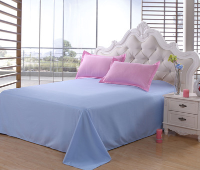 四件套-南通家紡廠家蘆薈棉純色雙拼四件套 簡約素色床上用品 專供網(wǎng)銷-四件套盡在.
