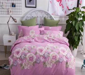 印花床上用品蘆薈絨床單被套四件套家紡斜紋布 廠家直銷